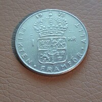 Svédország 1 Korona, 1973