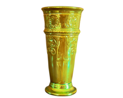 Zsolnay Eosin Christening Glass - Rare Gold Effect Color