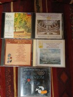 Komolyzenei és Musical CD csomag (5 db) – Karajan, Bach, Fantom az Operában, Opera válogatás