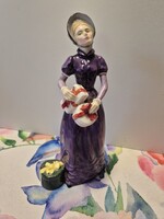 Good day sir - Nagyobb méretű, Royal Doulton ( Angol ) meseszép porcelán-hölgy