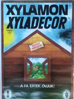 Eredeti, 1978-as Xylamon Xyladecor reklámplakát, Graf.: Kerényi János