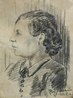Kohán György: Női portré, 1939