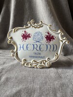 Herend 9981 Apponyi Purpur porcelán cégér