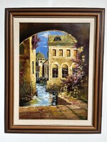 Adilov Alim Velence 70x50 cm + keret