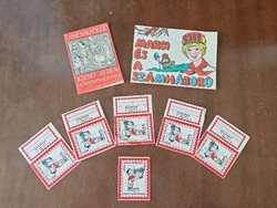 Retro vegyes papírrégiség csomag A013