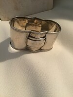 Exkluzív 800-as ezüst szalvétagyűrű – Elegáns art deco stílus