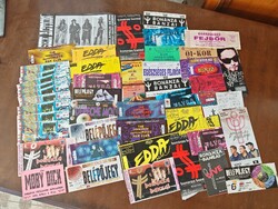 90-es évekbeli rock és popzenei relikviák: Metallica, Bonanza Banzai, Edda jegyek A013