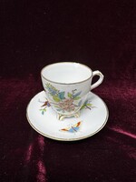 Antik Anton K. Herend talpas porcelán csésze és csésze alj - sérült