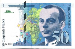 50 frank francs 1997 Franciaország Gyönyörű