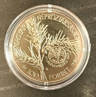 1981 Magyarország – 100 Forint – FAO / Világélelmezési Nap – gyönyörű állapot