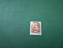 1945 Felszabadulás 1. 1p P/ 80  f kék alapnyomat **Kat: 350 Ft