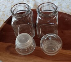 Fűszertartó üvegek (2 db, 150 ml), tömítéses üvegdugós