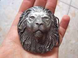 Ritka! oroszlánfej Buckle Bergamot 1978 övcsat