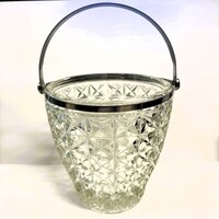 Beautiful Antique Cut Glass Ice Bucket