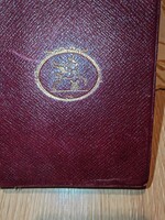 : Antik Goethe: Die Leiden des jungen Werther – Ritka, aranyozott luxus bőrkötésben (1903)