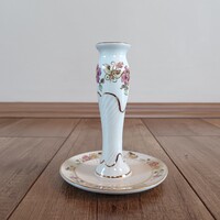 Zsolnay Butterfly Pattern Porcelain Candle Holder