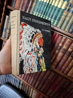 1969--GYŰJTŐI az ikonikus NAGY INDIÁNKÖNYV-J.F.COOPER-az öt regény egy kötetben-ÚJSZERŰ!