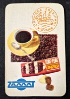 Tere-Fere linzer Csemege Édesipari gyár kártyanaptár 1969
