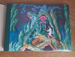 Ritka szovjet retro fotóalbum - "A kővirág" illusztrációval - Gyűjtői állapot!