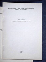 Vörös Gabriella : V. századi leletek a kiskundorozsmai Kenyérváró dombról 1986 különlenyomat
