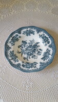 Gyönyörű,türkiz Wedgwood porcelán mélytányér