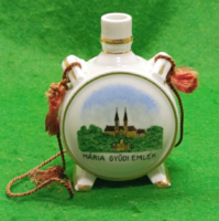Zsolnay „Mária Gyűdi Emlék” porcelán kulacs  1925-34 között