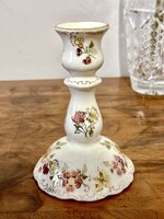 Beautiful new Zsolnay butterfly pattern baroque candle holder