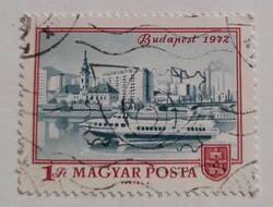 1972 Óbuda-Buda-Pest  1 Ft (Budapest 1972) pecsételt