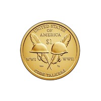USA,1 dollar 2016 D - Amerikai őslakosok - Navajo kódbeszélők aUNC+ ötvözet