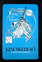 Kincskereső irodalmi folyóirat gyerekeknek kártyanaptár 1979