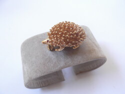 PM Paris aranyozott retro bross