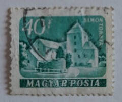 1961 Várak (II) 40 fillér pecsételt