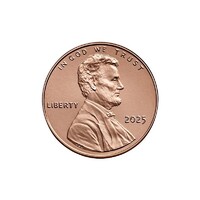 USA,1 cent 2025 P - AZ UTOLSÓ CENT aUNC+ ötvözet