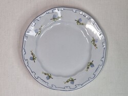 Zsolnay barack virág mintás porcelán kis tányér hibátlan állapotban 19 cm átmérőjű