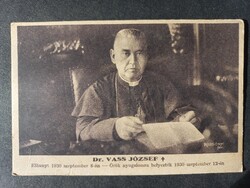 Old postcard Dr. József Vass, Minister of Public Welfare, Rozgonyi photo, Tolnai Világlapja gift