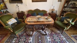 Antique Neo-Baroque Lounge Suite (Sofa + 2 Armchairs)