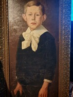 Lammel Antal (1872–1945) Child Portrait