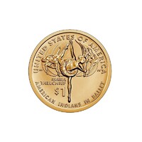 USA,1 dollar 2023 D - Amerikai őslakosok - Maria Tallchief balerina aUNC+ ötvözet