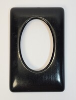 Hollóházi Antique Biedermeier Ebonized Wood Photo Holder / Picture Frame from the Mid-1800s