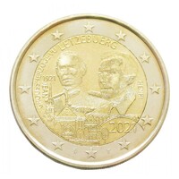 Luxemburg,2 euro 2021 - I. Henrik - János nagyherceg - Hologram típus aUNC+ ötvözet