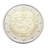Belgium,2 euro 2011 - Nemzetközi Nőnap aUNC+ ötvözet