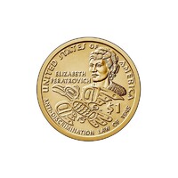 USA,1 dollar 2020 D - Amerikai őslakosok - Diszkriminációellenes törvény 1945 aUNC+ ötvözet