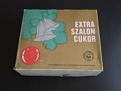 Ritka retro Csemege Extra szaloncukor doboz (marcipános) – Budapesti Édesipari Vállalat