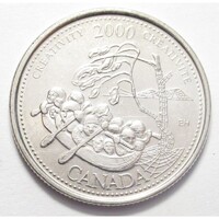 Kanada,25 cents 2000 - A harmadik évezredbe való belépés - Kreatívitás EF+ vas