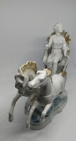 Lovas porcelán szobor!