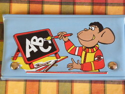 Vintage retro pencil case from the 1980s