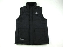 NEW! ORIGINAL LE COQ SPORTIF (XL) MEN'S BLACK REVERSIBLE 2IN1 LINED VEST