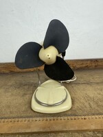 -AX868- Régi IMI Viventi gumi lapátos ventilátor régi asztali rakéta ventilátor bakelit