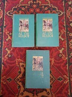 First edition! TORMAY CECILE TRILOGY THE ANCIENT SENT I-III. 1934-37 JASCHIK ÁLMOS cover art!