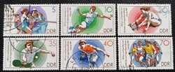 ND3111-6p / NDK 1987 Sportfesztivál bélyegsor pecsételt